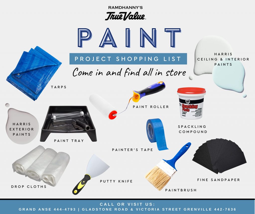 All your paint supplies available in one convenient place. Visit us to find everything you need for your next paint project and remember from now until June 30th you will also receive 15% off selected Harris paints!